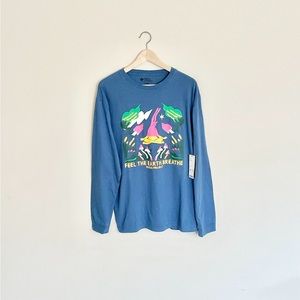 NEW Parks Project UO Feel The Earth Breathe Graphic Long Sleeve Tee Adult Medium